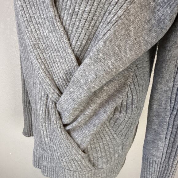 Rag & Bone Womens Dale Twist Tunic Sweater Size S Heather Gray Merino Wool - Picture 3 of 10